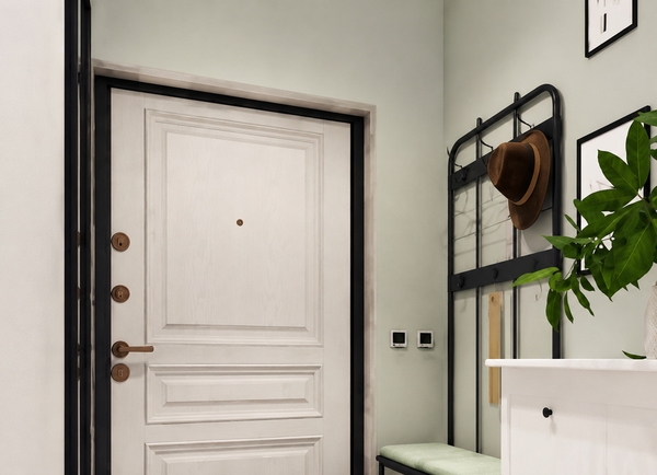 Внутренняя сторона входной двери: варианты отделки, фото в интерьере, особенности